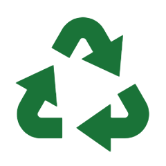 TechNest, Spruce Green hammock recycled light