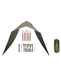 EASY Tarp 4×4 / green by Bushmen BU-EATARP4x4gre color grün