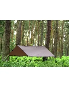 Tarp 3 x 3 m Coyote Brown by DD Hammocks MA-21310 color braun
