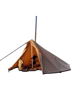 Hot Tarp 3X3 Cotton Natural by Bushmen BU-HOTACO3X3na 